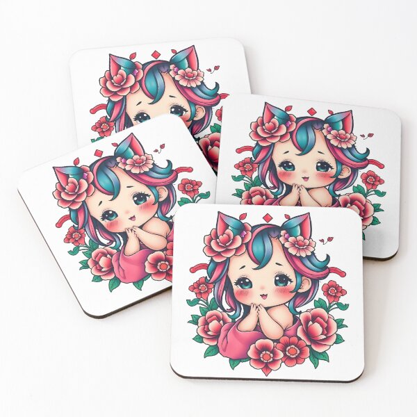 Item preview, Baby Vibes Kawaii Characters Magical Cute Art Colors designed and sold by ART ATTACK ZONE.
