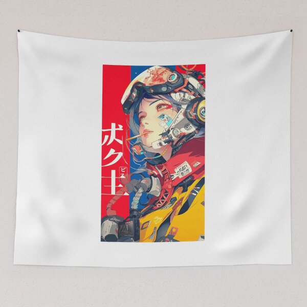 Item preview, Japanese girl cyberpunk style designed and sold by KOB-DESIGN ⭐⭐⭐⭐⭐.