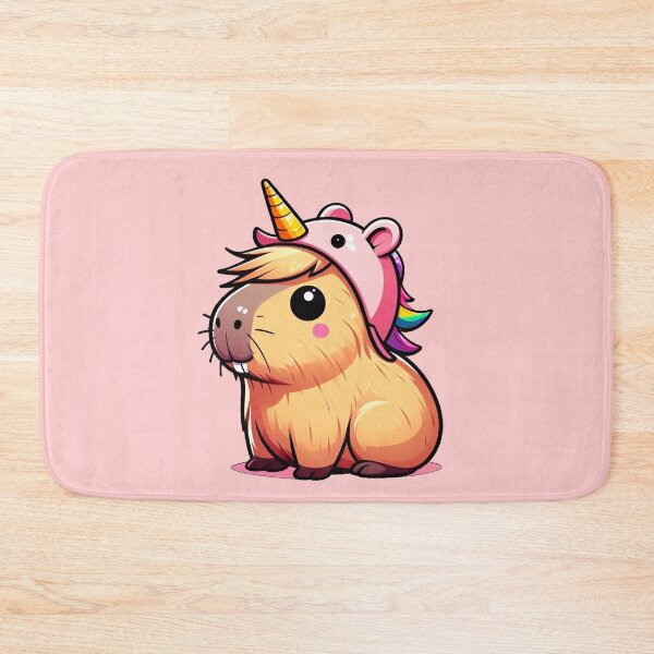 Item preview, Capybara in unicorn helmet designed and sold by MariPon.