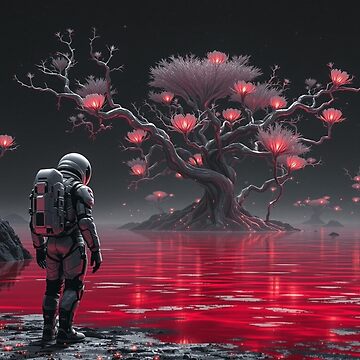 Artwork thumbnail, Astronaut exploring a Planet by LenCarol