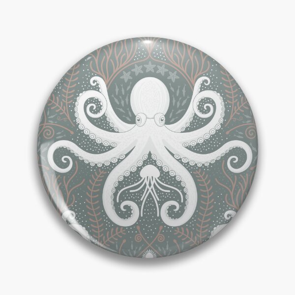 Item preview, Nautical Baroque - Gunsmoke [Octopus] designed and sold by Carina Parry Studios.