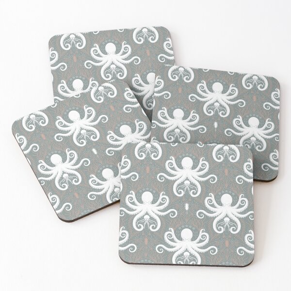 Item preview, Nautical Baroque - Gunsmoke [Octopus] designed and sold by Carina Parry Studios.