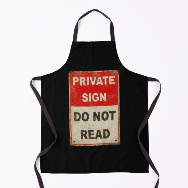 Item preview, Private Sign. Do Not Read. designed and sold by Angry Swan Designs.