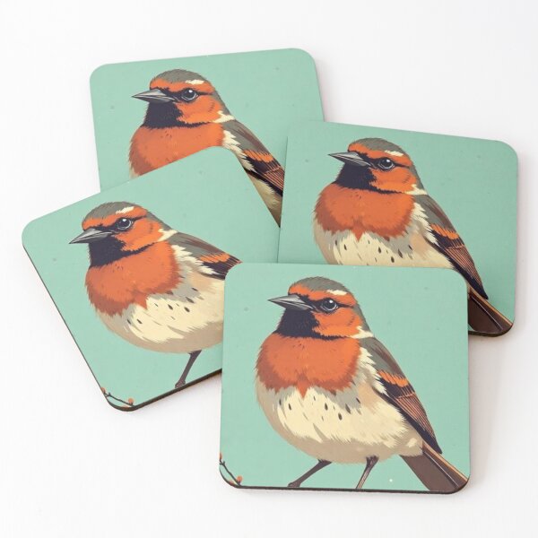 Item preview, pop art sparrow designed and sold by Dogandesighn.