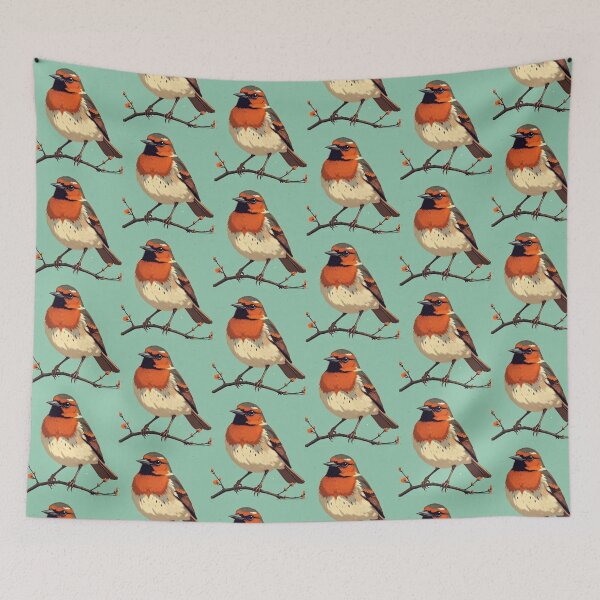 Item preview, pop art sparrow designed and sold by Dogandesighn.