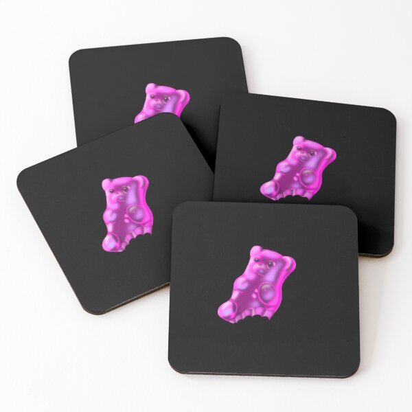 Item preview, Bitten Gummy Bear (Pink) designed and sold by t0une.