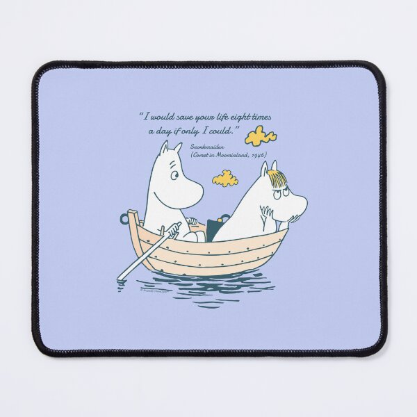 Item preview, Moomin Save Your Life Comet In Moominland Snorkmaiden Quote designed and sold by MoominStore.