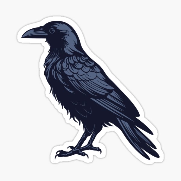 Item preview, Australian Raven Sticker designed and sold by Tauandesign.