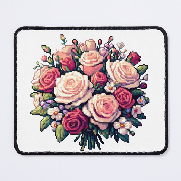 Item preview, Pink Flower Bouquet, Pixelart designed and sold by Luvrr Pixels.