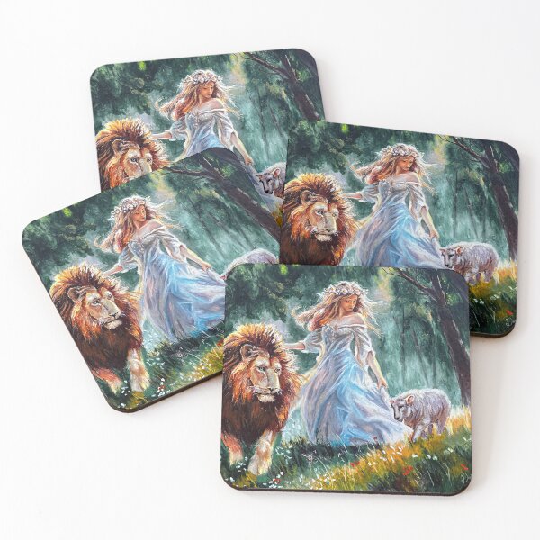 Item preview, Una, the Lion, and the Lamb From the Faerie Queene designed and sold by Daniel Eskridge.