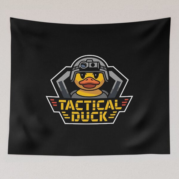 Item preview, Tactical Duck - This gift is perfect for gamers, military enthusiasts, airsoft players, and tactical gear fans who want to add a touch of humor to their passion. designed and sold by ZyziowskyArt.