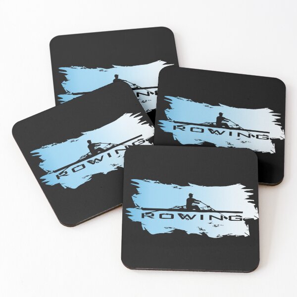 Item preview, Rowing, Rowing Boat and Water - Single Scull designed and sold by claudiasartwork.