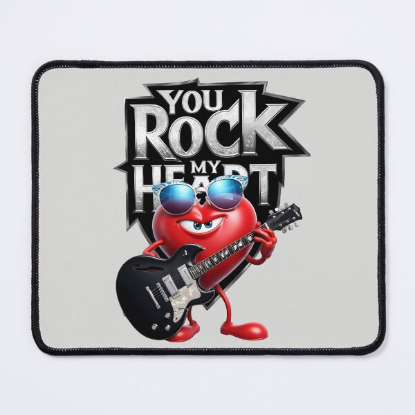 Item preview, You Rock My Heart: diseño divertido para el día de San Valentín de LaLi Designs designed and sold by LaLi-Designs.