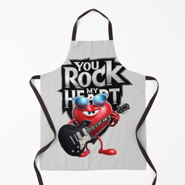 Item preview, You Rock My Heart - Fun Valentine's Day Design by LaLi Designs designed and sold by LaLi-Designs.