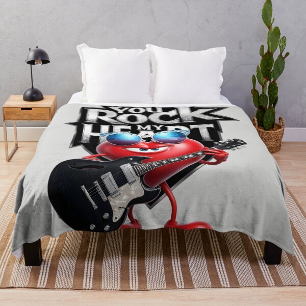 Item preview, You Rock My Heart - Fun Valentine's Day Design by LaLi Designs designed and sold by LaLi-Designs.