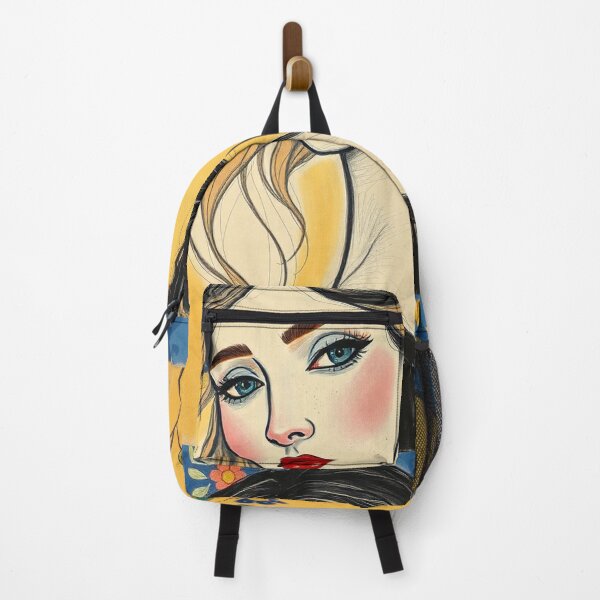 Item preview, Beautiful blonde lady illustration inspired by Gustav Klimt designed and sold by Vintage Designs +.