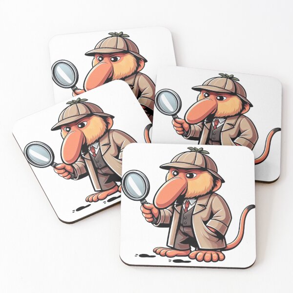 Item preview, Sherlock proboscis monkey designed and sold by Wild-way Art.