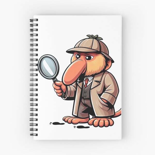 Item preview, Sherlock proboscis monkey designed and sold by Wild-way Art.