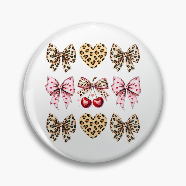 Item preview, Heart Cherry Leopard Coquette Valentines for Women, Girls designed and sold by thebest-2studio.