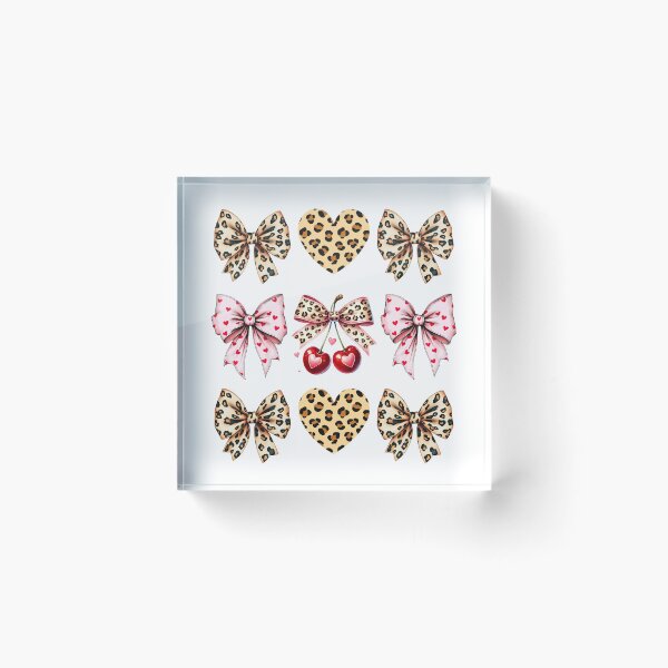 Item preview, Heart Cherry Leopard Coquette Valentines for Women, Girls designed and sold by thebest-2studio.