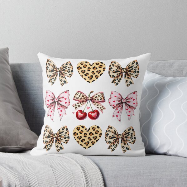 Item preview, Heart Cherry Leopard Coquette Valentines for Women, Girls designed and sold by thebest-2studio.