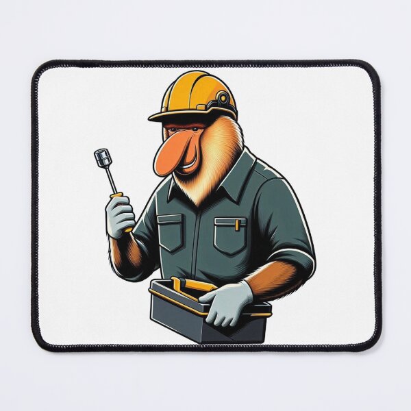 Item preview, Proboscis monkey - trust me i'm engineer designed and sold by Wild-way Art.