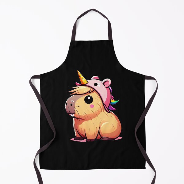 Item preview, Capybara in unicorn helmet designed and sold by MariPon.