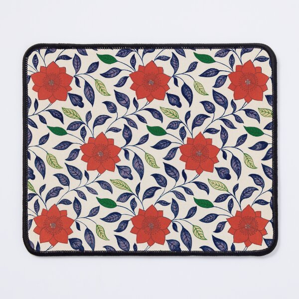 Item preview, Vintage Chinese Red Flowers designed and sold by tamoora.