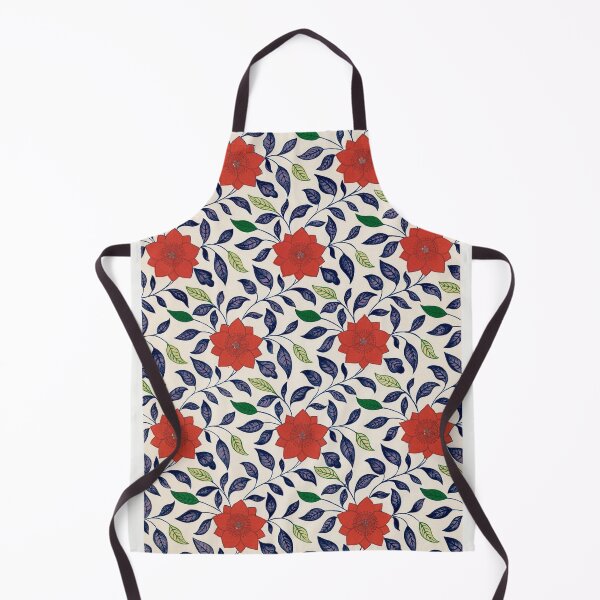 Item preview, Vintage Chinese Red Flowers designed and sold by tamoora.