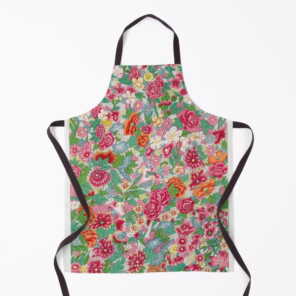 Artikelvorschau, Vintage Chinesischer Hand gestrickter Wandteppich mit gemischten Blumen entworfen und verkauft von tamoora.