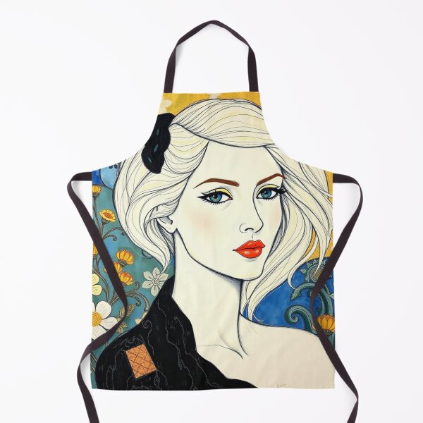 Artikelvorschau, Schöne blonde Dame Illustration inspiriert von Gustav Klimt entworfen und verkauft von Vintage Designs +.
