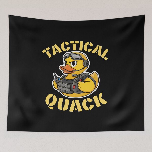 Item preview, Tactical Duck - This gift is perfect for gamers, military enthusiasts, airsoft players, and tactical gear fans who want to add a touch of humor to their passion. designed and sold by ZyziowskyArt.