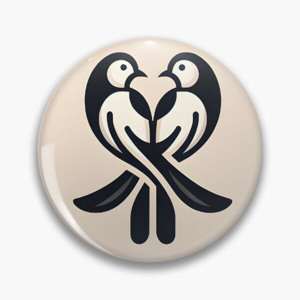 Item preview, Two Magpies Entwined designed and sold by TirConnaill.