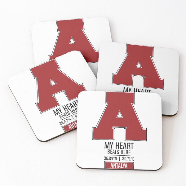 Item preview, ANTALYA MY HEART BEATS HERE WHITE designed and sold by LMAGARMENTS.