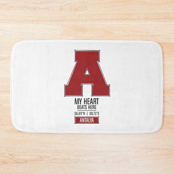 Item preview, ANTALYA MY HEART BEATS HERE WHITE designed and sold by LMAGARMENTS.