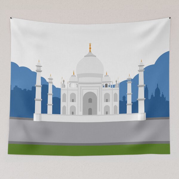 Item preview, Taj Mahal Design Vector – A Timeless Masterpiece designed and sold by andriassaputro.