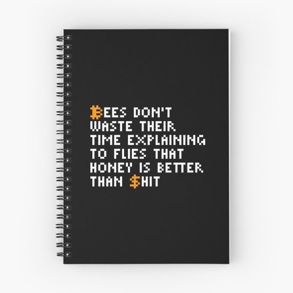 Item preview, Bitcoin Bee Quote Retro Pixel designed and sold by CyberRex.
