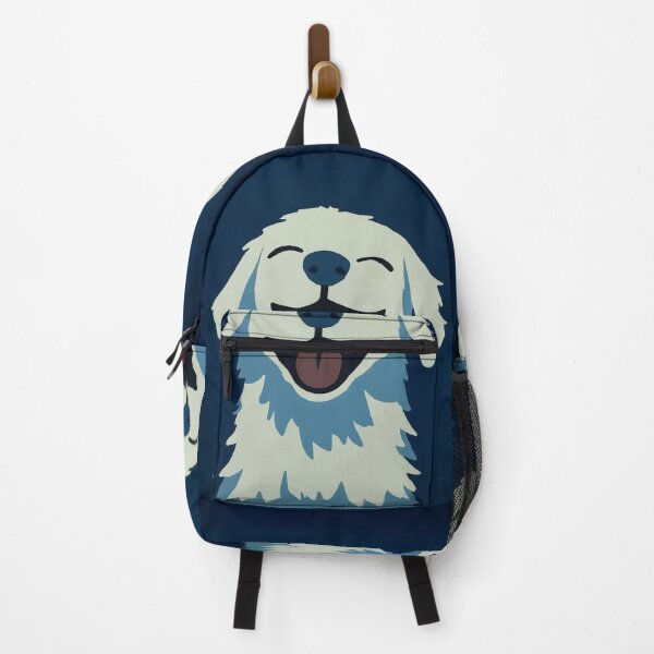 Item preview, A design of a cheerful, smiling dog with fluffy fur. designed and sold by HEMRO.