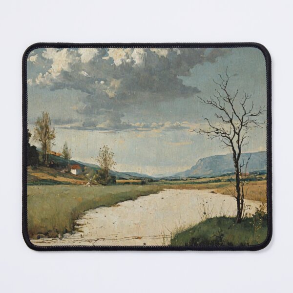 Item preview, Dramatic Landscape Painting | Vintage Countryside Wall Art designed and sold by anymoor.