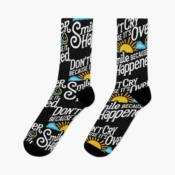 Item preview, Don't cry because it's over. Smile because it happened designed and sold by portokalis.