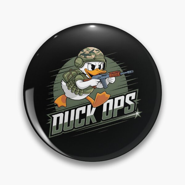Item preview, Tactical Duck - This gift is perfect for gamers, military enthusiasts, airsoft players, and tactical gear fans who want to add a touch of humor to their passion. designed and sold by ZyziowskyArt.