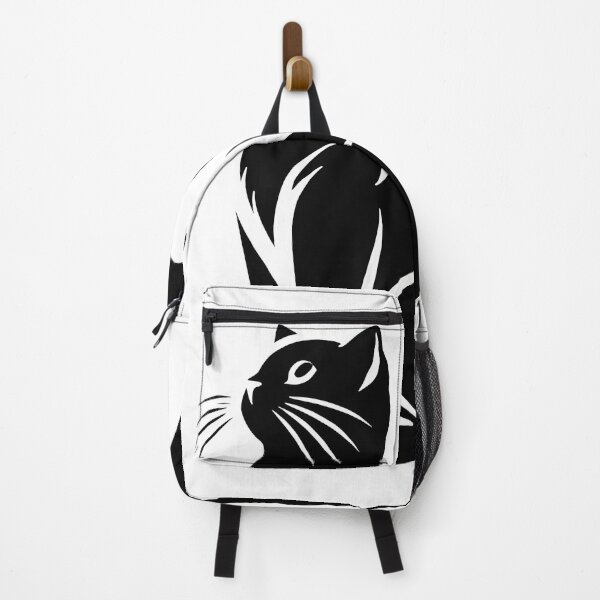 Item preview, Elegant Minimalist Cat Silhouette with Curled Tail and Raised Head designed and sold by inkNext.
