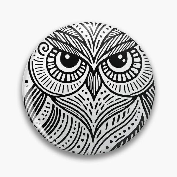 Item preview, Intricate owl designed and sold by SpectrumShine.