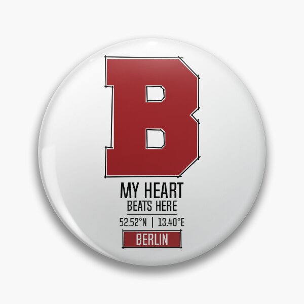 Item preview, BERLIN MY HEART BEATS HERE WHITE designed and sold by LMAGARMENTS.