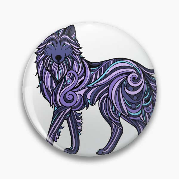 Item preview, Intricate wolf designed and sold by SpectrumShine.