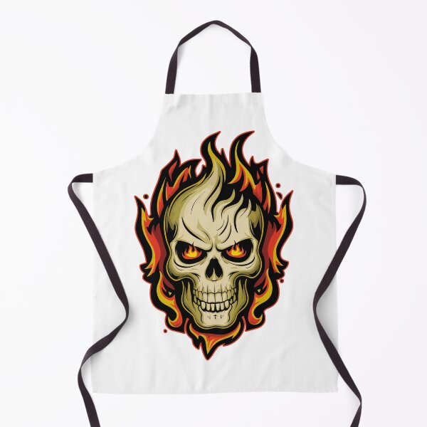 Item preview, Flaming Skull designed and sold by Angry Swan Designs.
