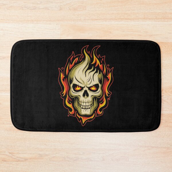 Item preview, Flaming Skull designed and sold by Angry Swan Designs.