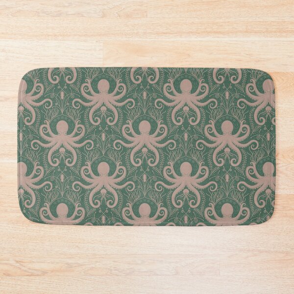 Item preview, Nautical Baroque - Lush Green [Octopus] designed and sold by Carina Parry Studios.