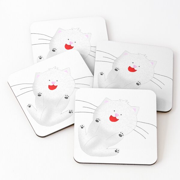 Item preview, Gato feliz con actitud soñolienta designed and sold by BlissMarket.