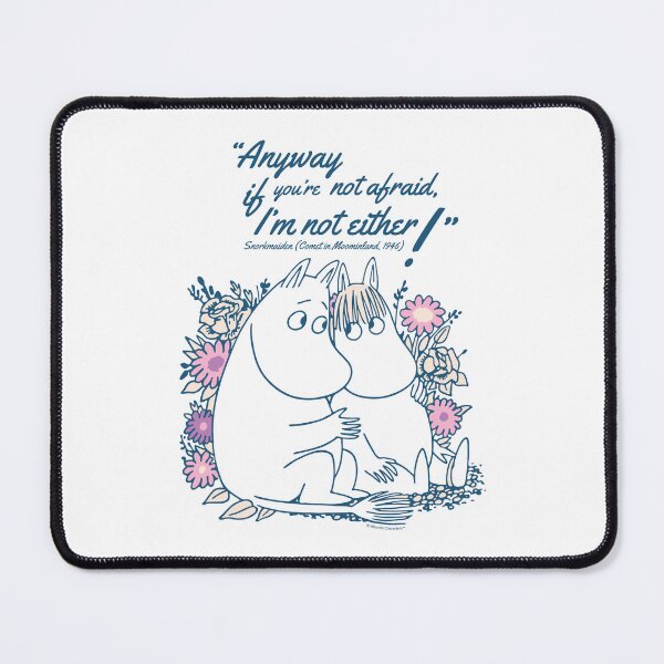 Item preview, Moomin Not Afraid Comet In Moominland Snorkmaiden Quote designed and sold by MoominStore.